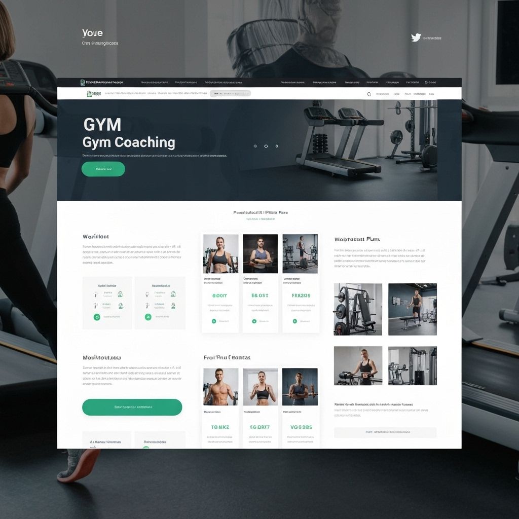 Screenshot of Professional Coaching Website